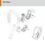 Stihl MS 261 C-BE Quick Chain Tensioner ErgoStart Easy2Start Gasoline Chainsaw Spare Parts